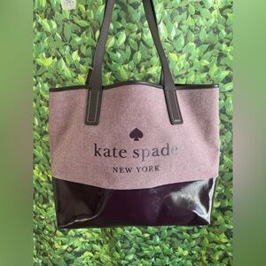 Kate Spade Dark Purple/Plum Large Tote
